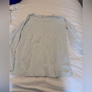 Light Blue Long Sleeve Top